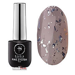 Топ із шимером Saga geometry 9 мл, No 6