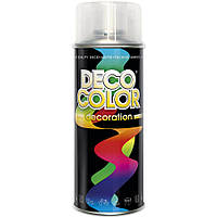 Алкидная аерозольная краска DecoColor, Лак глянцевый 400ml