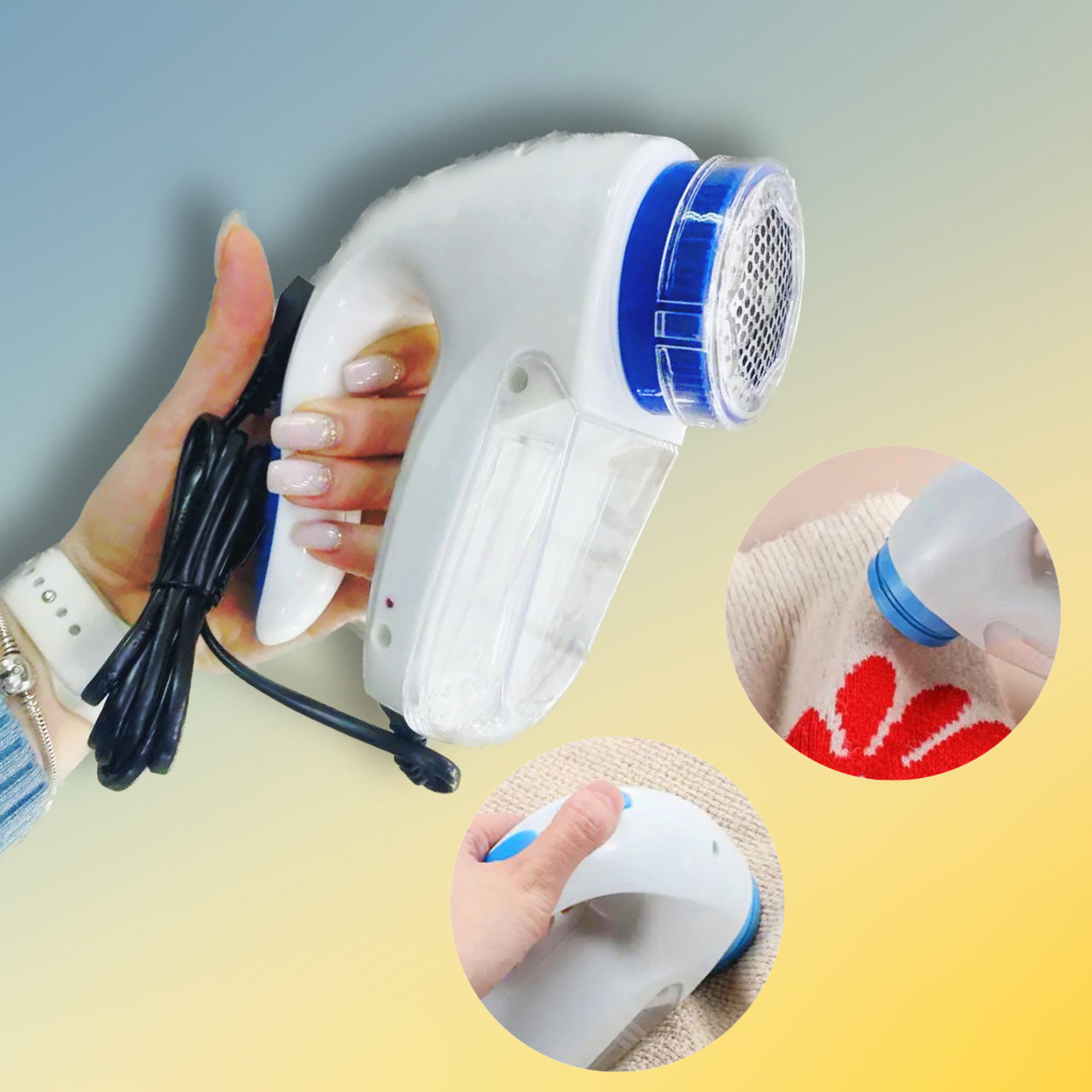 Машинка для видалення та стриження ковтунців від мережі Lint Remover 220 V ⁇ Машинка для чищення ковтунців