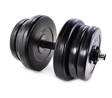 Гантель 21кг ( розбірна набірна 1 на 21 кг композитна  зі змінними дисками )