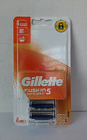 Кассеты для бритья мужские New! Gillette Fusion 5 Sport 4 шт. ( Картриджи,лезвия Жиллет фьюжин 5 спорт)