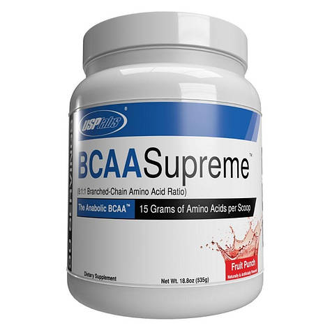 Амінокислоти БЦАА USP Labs BCAA Supreme 30 serv. 535 g, фото 1