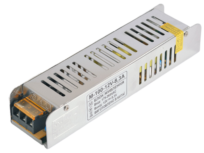 Блок живлення 100W-IP20 12V серія М, фото 1