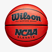 М'яч баскетбольний Wilson NCAA Elevate Outdoor розмір 5, 6, 7 гумовий для гри на вулиці (WZ3007001XB7)