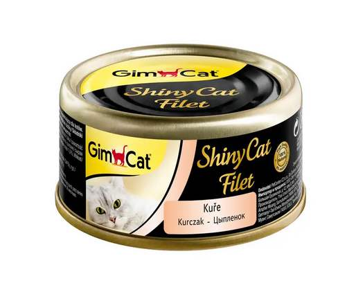 GimCat Shiny Cat Filet консерва для кішок 70г (курка)