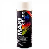 Краска-эмаль белая 400мл универсальная декоративная MAXI COLOR ( ) MX9010-MAXI COLOR
