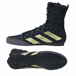 Боксерки Adidas Box Hog 4 (GZ6116) Black/Gold 37