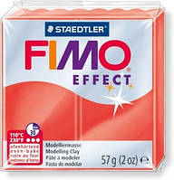 Брусок Fimo Effect напівпрозорий червоний 204 - 56гр.
