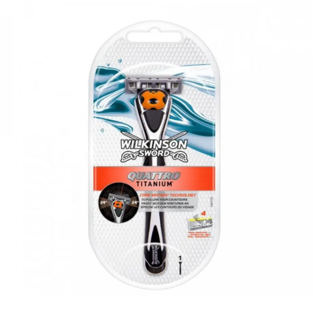 Станок Wilkinson Quattro Core Motion з 1 змінним картриджем