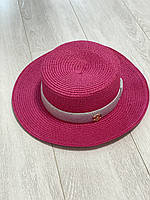Женская пляжная шляпа, соломенная шляпка от солнца