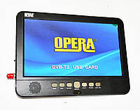 Автомобильный телевизор с Т2 Opera 1002 портативный телевизор Опера с HDMI 10 цифровое телевидение