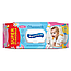 Серветки вологі дитячі SuperFresh Ромашка з клапаном 120 шт, фото 3