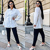 Костюм жіночий сорочка та штани 57240, фото 3