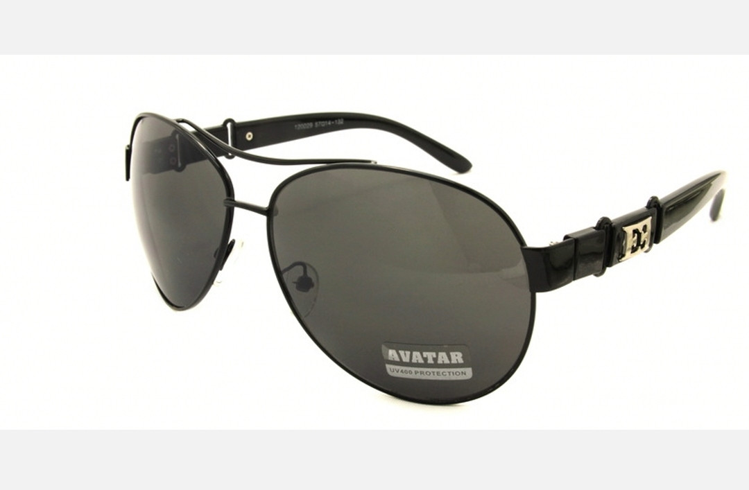 Чорні окуляри Aviator від сонця бренд Avatar, фото 1