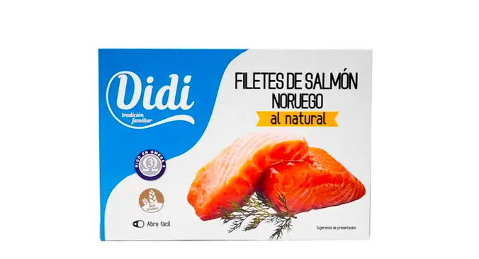 Філе лосося у власному соку Didi Salmon Natural натуральне 120 мл