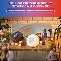 Колонка-генератор білого шуму для немовлят А1 із функцією нічника 31 мелодія, фото 3