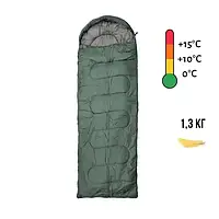 Спальный мешок-одеяло с капюшоном летний +15/+10/-0 180/75 смTotem Fisherman левый