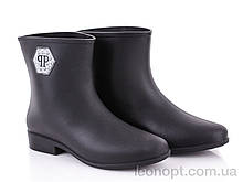 Гумове взуття жіноче "Class Shoes" G01-PP черный