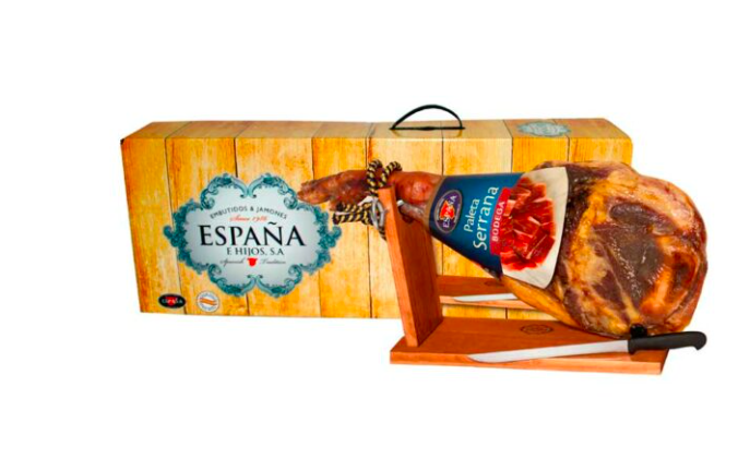 Хамон Espana Bodega на кістки, 12 місяців витримки 4.5 кг