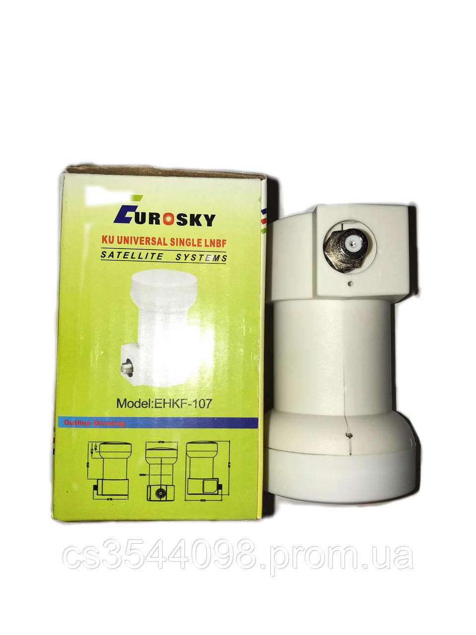 Супутниковий конвертор Eurosky Single(1) EHKF-107A