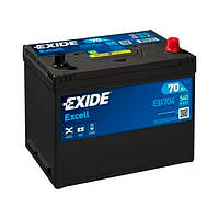 Аккумулятор автомобильный 70Ач 540А "+" справа EXIDE ( ) EB704-EXIDE