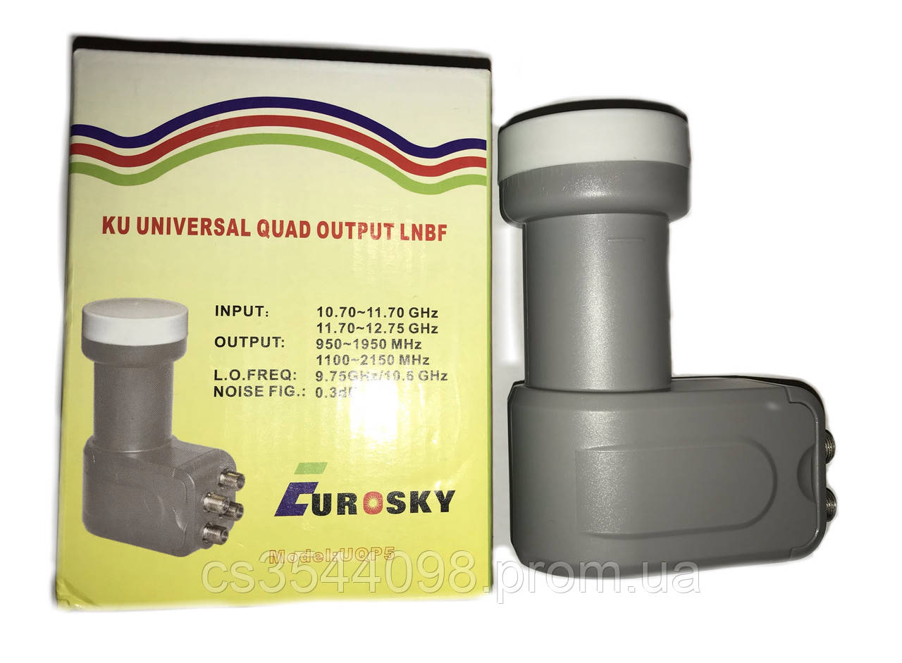 Супутниковий конвертор Eurosky Quad(4) UQP 5