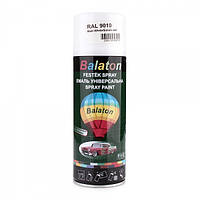 Краска матовая 400мл белая BALATON ( ) RAL9010M-matt-white-Balaton