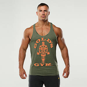 Спортивна чоловіча майка Golds Gym Muscle Joe Premium Stringer -  army green XL/XXL