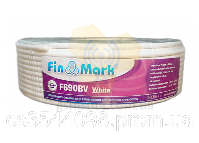 Телевизионный кабель FinMark F690BV (White)