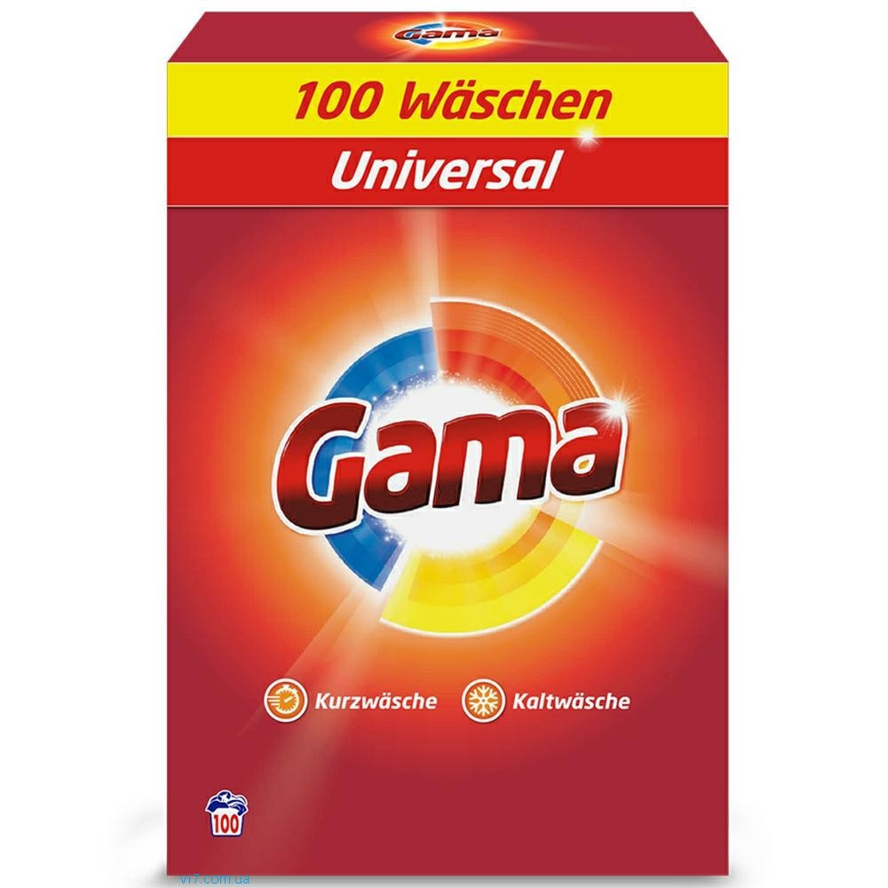 Порошок для прання Gama універсальний 6.5 кг 100 прань