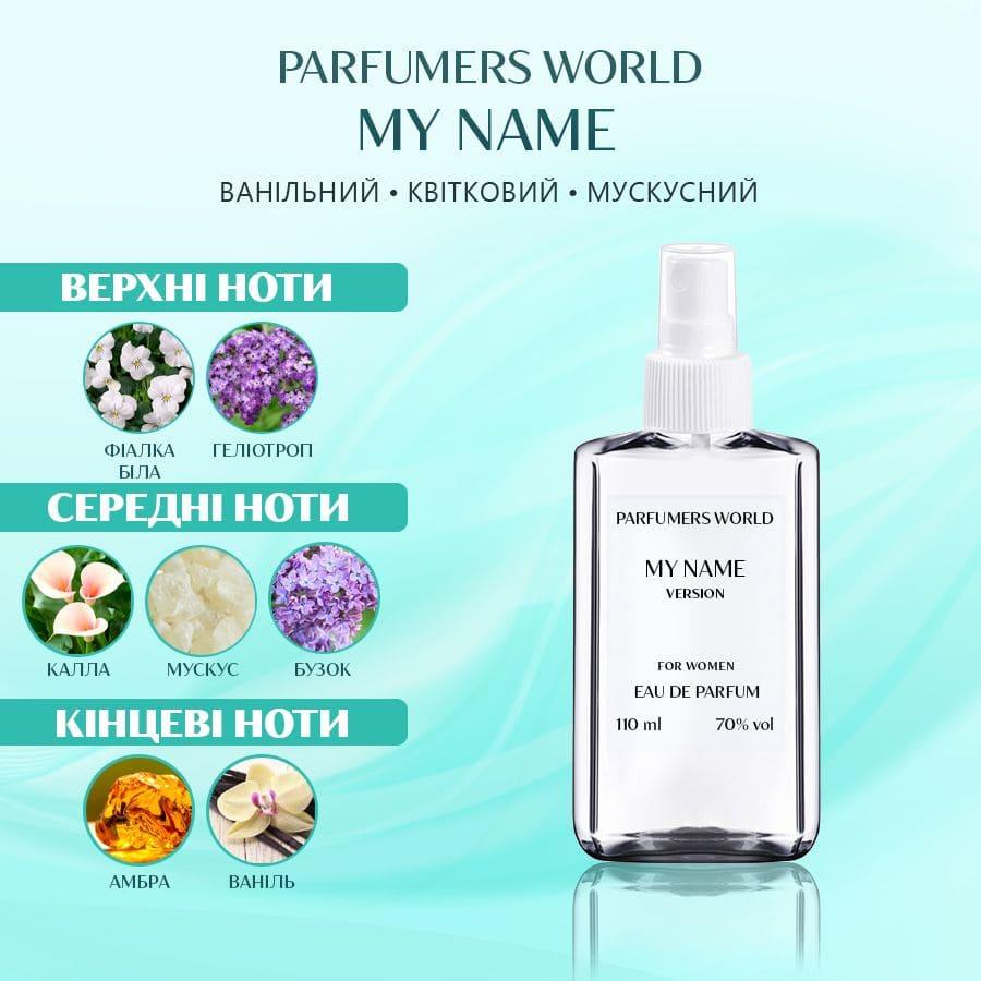 Духи Parfumers World My Name Женские 110 ml - фото 2 - id-p1432015324