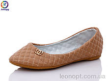 Балетки для дівчаток "Леопард" A3 brown