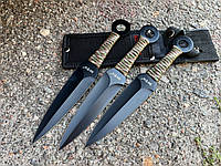 Набор метательных ножей Grand Way 3 в 1 ножи для метания кунаи
