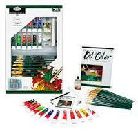 Набір Олійних фарб Royal & Langnickel Essentials (12кол) 21 мл та супутні, RSET-ART3301-3T