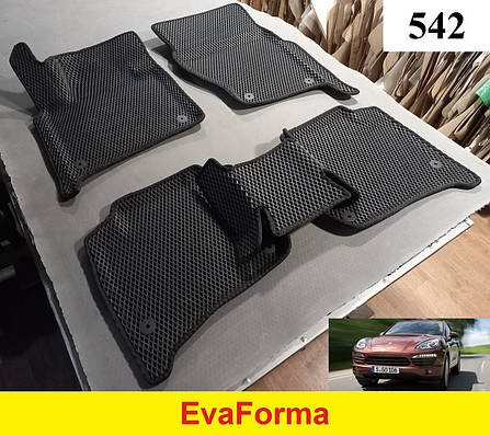 3D килимки EvaForma на Porsche Cayenne 2 '10-17, 3D килимки EVA, фото 1
