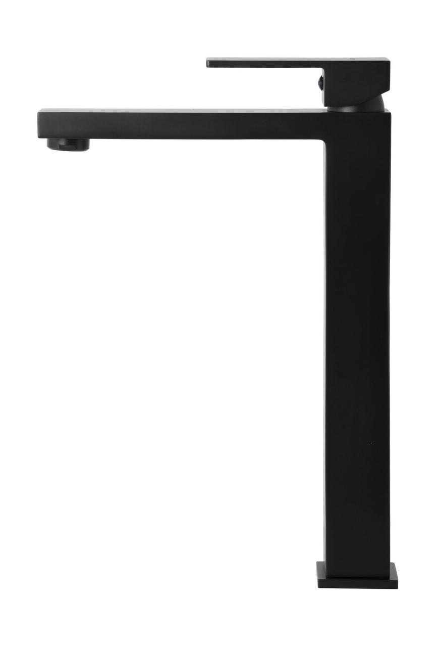 Змішувач для раковини (умивальника) Corsan ANGO BLACK MATT чорний високий (CMB3029BL)
