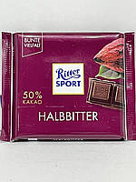 Шоколад Ritter Sport Halbbitter 100gr