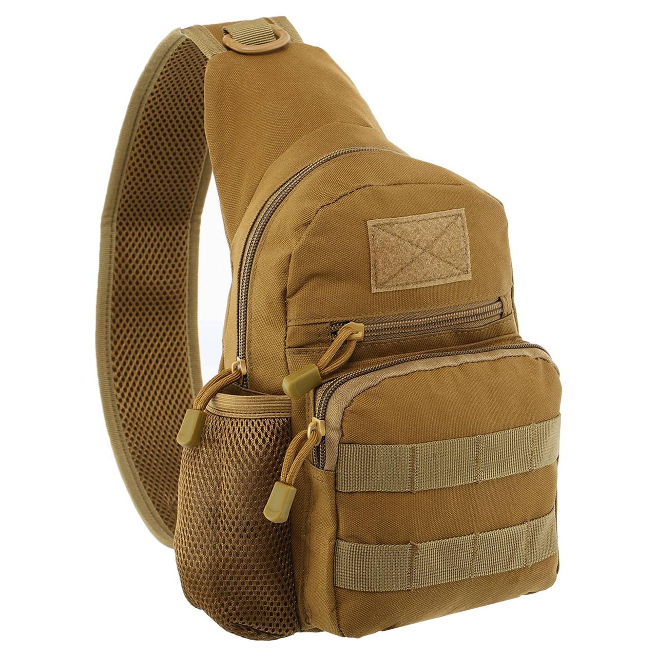Сумка тактична на плече Military Rangers ZK-9102 ( 28x16x10см, цвет койот)