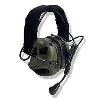 Активні захисні навушники Earmor M32 MOD3 Olive з гарнітурою, фото 4