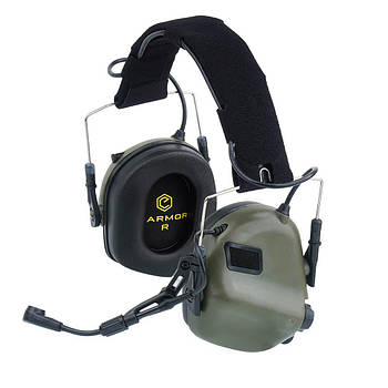 Активні захисні навушники Earmor M32 MOD3 Olive з гарнітурою