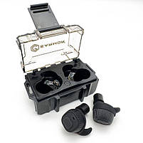 Активні захисні навушники (беруші) M20 Tactical Earbuds Foliage Green Earmor, фото 5