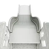 Дитяча гірка 2в1 Terrio “Castle” Біло-сіра 140 см, фото 6