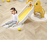 Дитяча гірка Terrio “Ducky” Жовто-сіра, фото 3