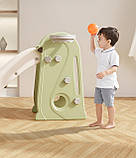 Дитяча гірка 2в1 Terrio “Pinqui” Оливково-сіра 165 см, фото 4