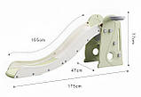 Дитяча гірка 2в1 Terrio “Pinqui” Оливково-сіра 165 см, фото 10