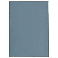 IKEA MORUM Ковер тканый, внутри / снаружи, голубой (204.875.71)
