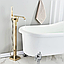 Змішувач для ванни REA CARAT BRUSHED GOLD золотий матовий (REA-B6522), фото 5
