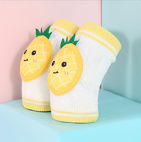 Наколінники дитячі з м'якими подушечками. Колір жовтий. (70055)