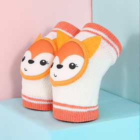 Наколінники дитячі з м'якими подушечками. Колір помаранчевий. (70058)