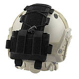 Сумка чохол противага MK2 на шолом коричневий піксель, фото 3